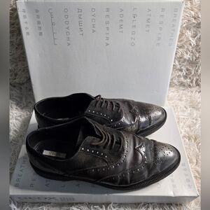 Geox Distressed Prestyn Oxfords
